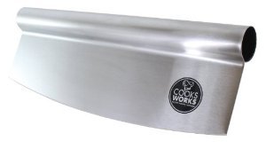 COOK WORKS Stainless Steel Pizza Cutter - 11 Rocker Style