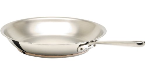 Emeril Stainless Steel With Copper Dishwasher Safe 10-inch Fry Pan, Silver