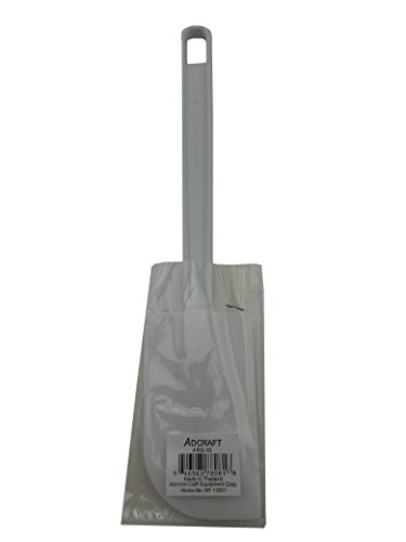 Adcraft 10 inch Plastic White Spatula