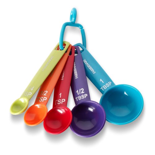 Farberware Color Measuring Spoons Mixed Colors Set of 5