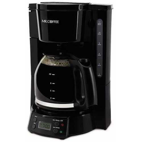 Mr Coffee 12-Cup Programmable Coffee Maker Black