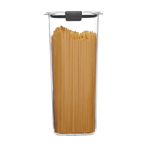 Rubbermaid 1994226 Container BPA-Free Plastic Brilliance Pantry Airtight Food Storage Open Stock Spaghetti 81 Cup