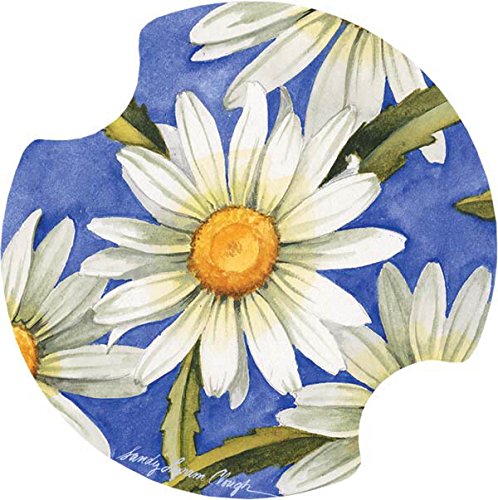 Thirstystone Lazy Daisy Car Cup Holder Coaster 2-Pack