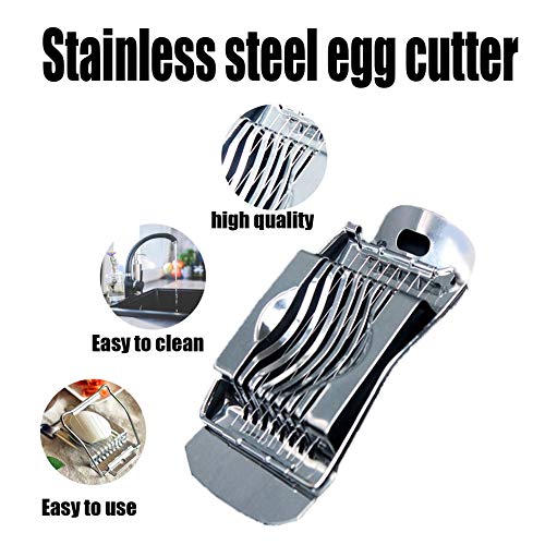 Orihat Stainless Steel Boiled Egg Slicer Cutter Fruit Vegetable Chopper Kitchen