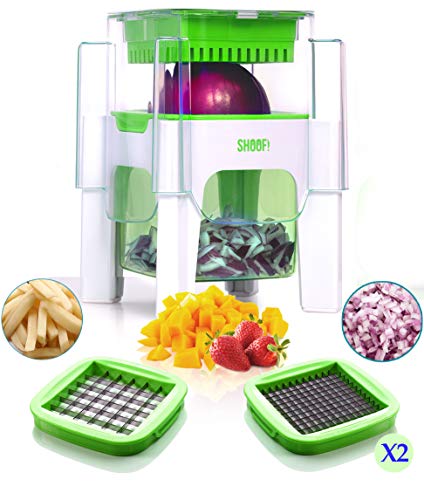 Vegetable Chopper for Onion Potato Veggie And Fruits - French Fry Cutter Potato Cutter Green
