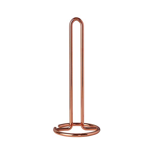 2D8V Dining Table Kitchen Bathroom Roll Holder，Nordic Wrought Iron Paper Towel Holder Simplicity Design 315cm Tall Color  Gold