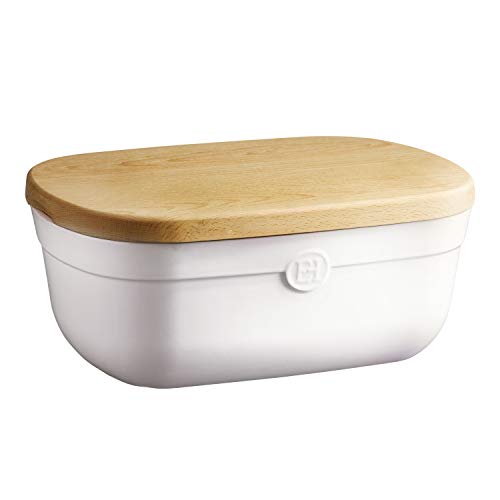 Emile Henry 108750 Flour White bread storage box 14 x 95 x 6 inches