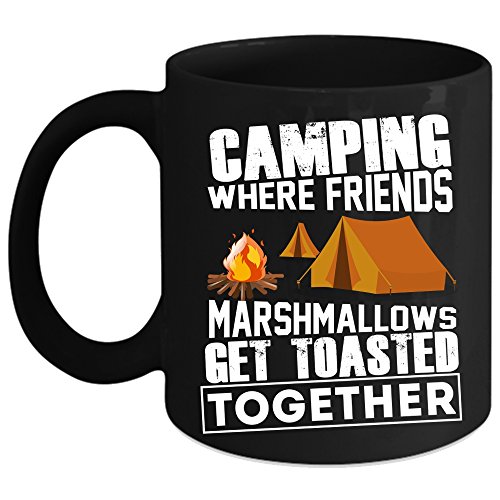 Cool Camping Coffee Mug Outdoor Coffee Cup Coffee Mug Black