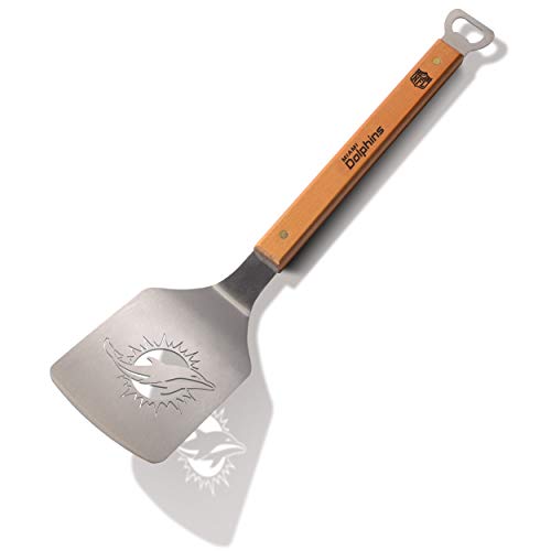 Sportula Products Miami Dolphins Stainless Steel Grilling Spatula Renewed
