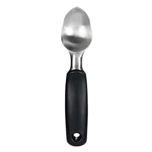 OXO 1191000 Good Grips Solid Stainless Steel Ice Cream Scoop 8-Inch Black