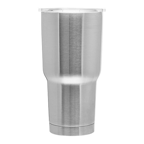 Double Wall 188 Stainless Steel Copper Vacuum Insulated Thermal Tumbler 30 oz - Brushed Stainless