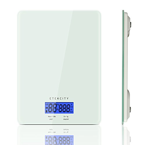 Etekcity® 0.1oz High Accuracy 13lb/6kg Digital Multifunction Kitchen Food Scale, Ce/rohs Approved, Ultra Thin,
