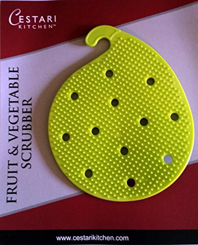 Vegetable Scrubber Brush : Double Sided Silicone Fruit And Vegetable Scrubber - Multi Use: Potato Scrubber - Carrot