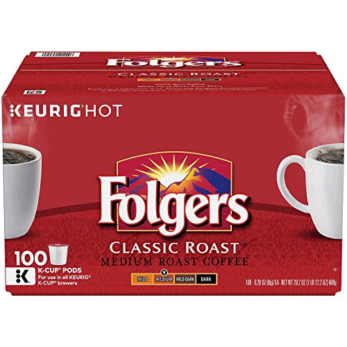 Folgers Classic Roast Coffee 100 K-Cups Pack of 3