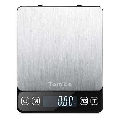 Digital Touch Pocket Scale 001oz  Tomiba 3000g Small Portable Electronic Precision Scale (01g) Resolution 2 AAA Batteries Included