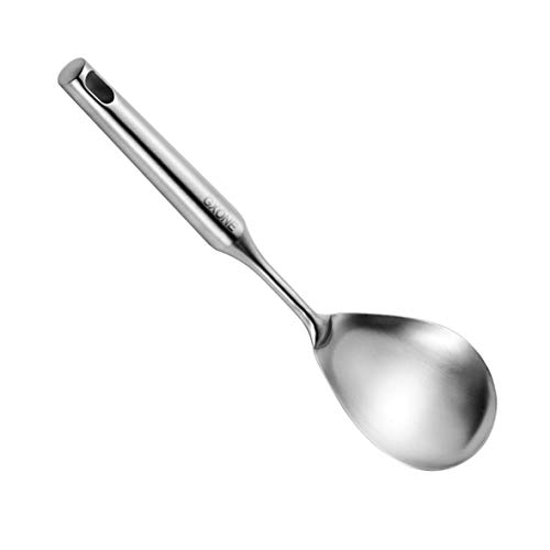 Cooking Spoon304 Stainless Steel Large Serving SpoonsSilver126Inch