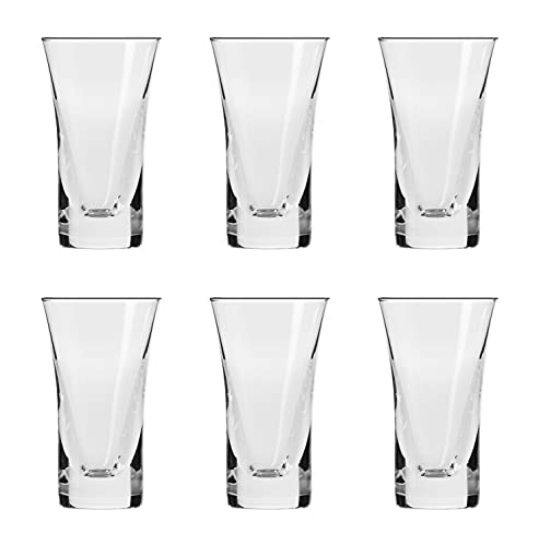 Shot Glass  Liquor Glasse  Set of 6 Glasses  Crystal Glass  15 Oz  Use it for  Liquor  Whiskey  Vodka  Cordial Very Durable  by Barski Clear