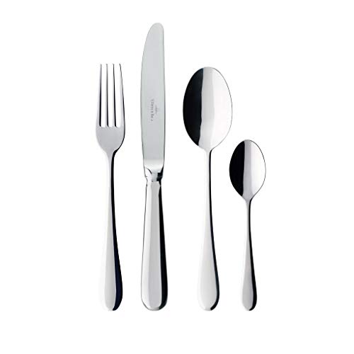 Villeroy  Boch Oscar Set of Cutlery for up to 6 People 24 Pieces Stainless Steel Silver