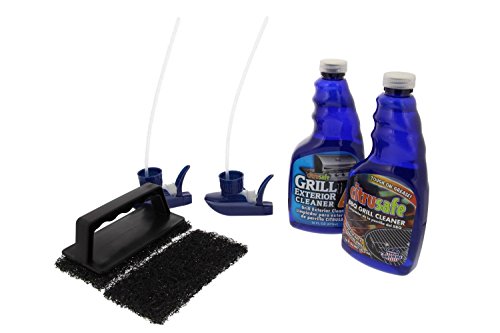 Citrusafe Grill Care Kit  BBQ Grid and Grill Grate Cleanser Exterior Cleaner and Scrubber by Citrusafe (16 oz Each)