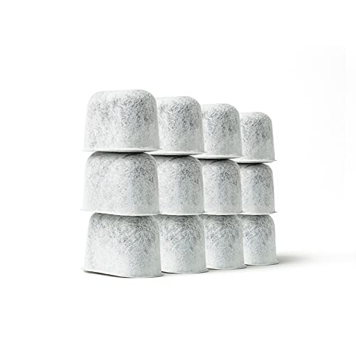 KJ 12Pack of Cuisinart Compatible Replacement Charcoal Water Filters for Coffee Makers  Fits all Cuisinart Coffee Makers