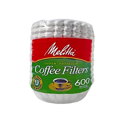 Melitta 600 Coffee Filters Basket Pack of 600 812 Cups White