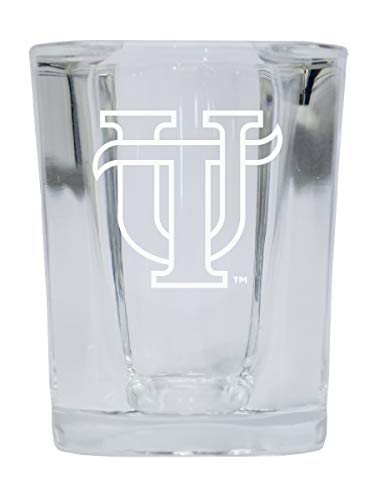 University of Tampa Spartans 2 Ounce Square Shot Glass laser etched logo Design